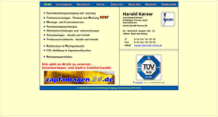 Desktop Screenshot of harald-karow.de