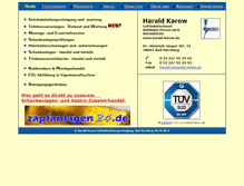 Tablet Screenshot of harald-karow.de